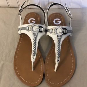Bling Guess sandals (with box)